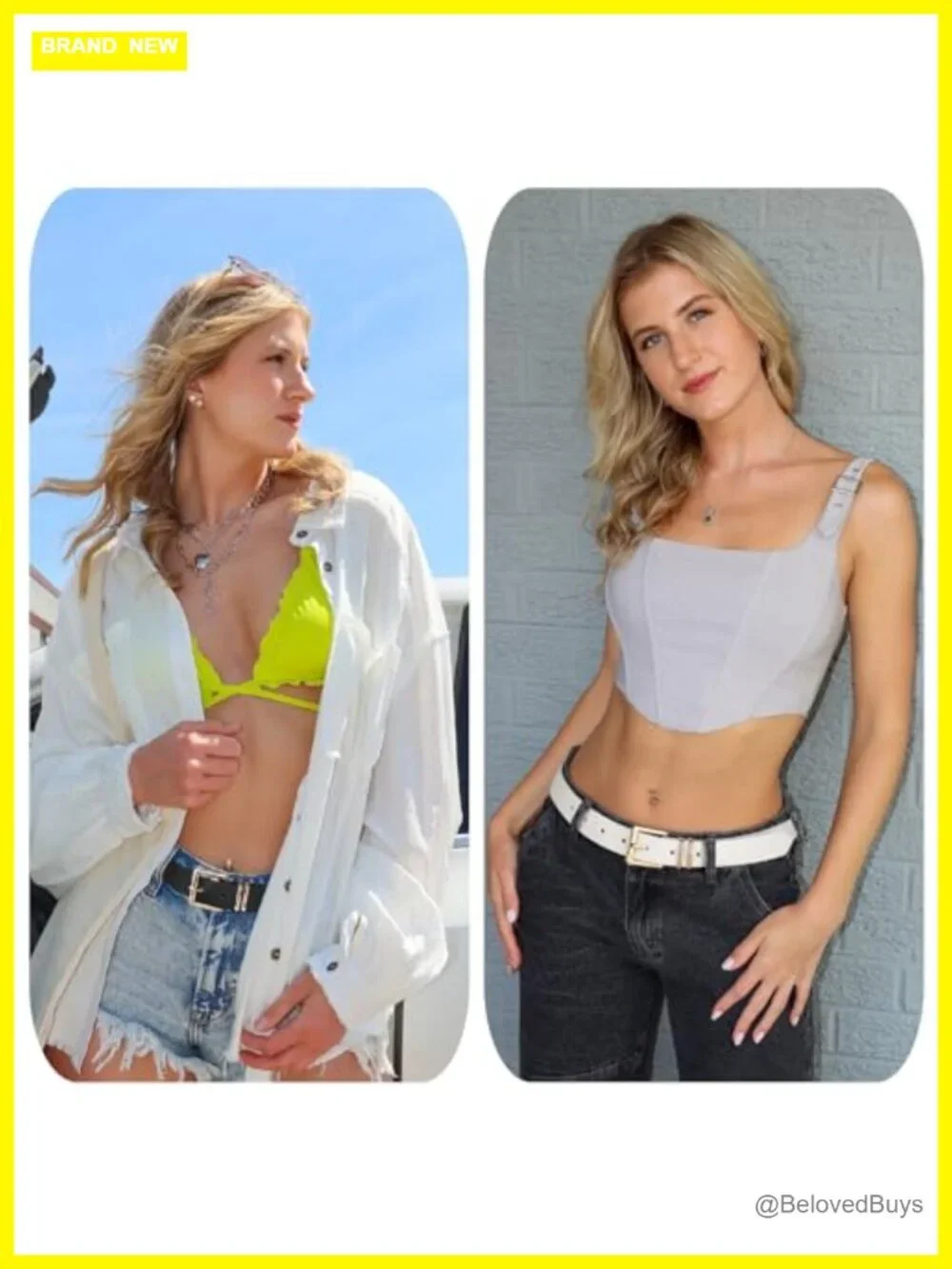 3 Pack Women's Faux Leather Belts Gold Buckle Casual